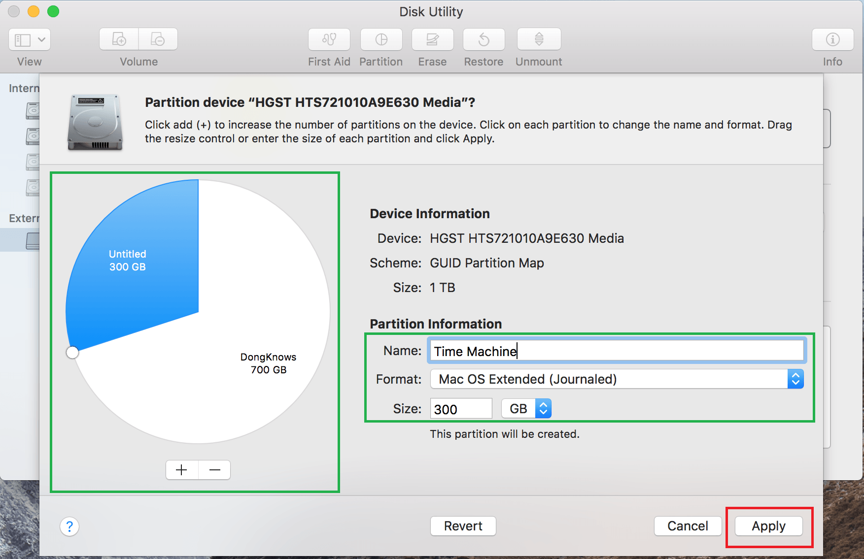 format hard drive for mac time machine